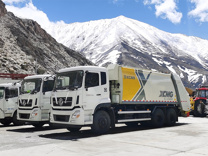 安博首页_安博anbo（中国）压缩式垃圾车批量交付西藏日喀则