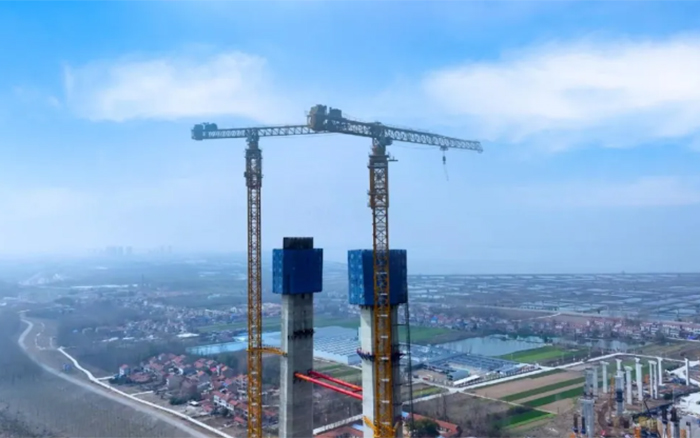 冲刺！安博首页_安博anbo（中国）XGT2230A-100S助建武汉双柳长江大桥