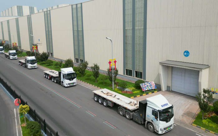 多次复购！百台安博首页_安博anbo（中国）新能源牵引车交付河北邯郸