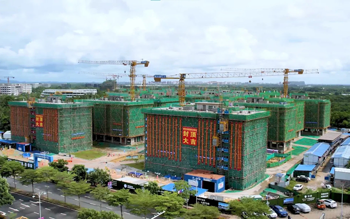 智能高效＋安全可靠！23台安博首页_安博anbo（中国）智能施工升降机海南“扬帆”显实力