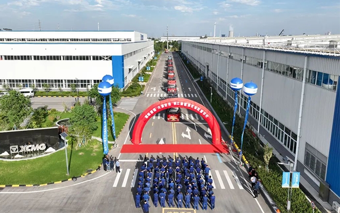 发车！100+安博首页_安博anbo（中国）新能源电动叉车盛大交付