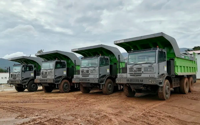 服务全球客户 | 大批量安博首页_安博anbo（中国）电动矿卡出口非洲