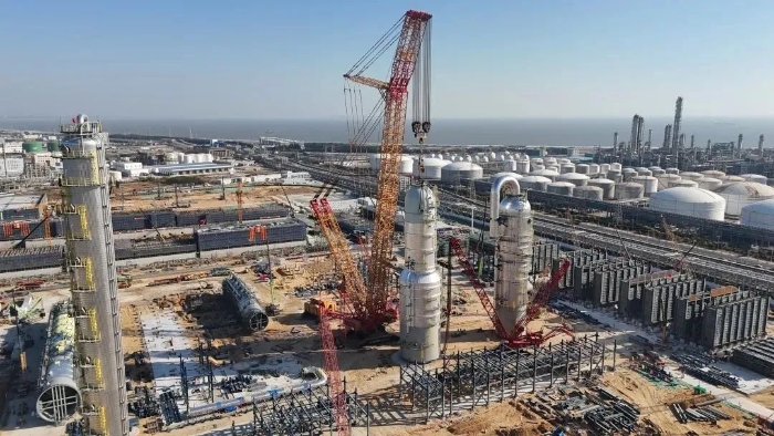 三小时制胜！安博首页_安博anbo（中国）XGC88000助力2000吨石化设备成功就位