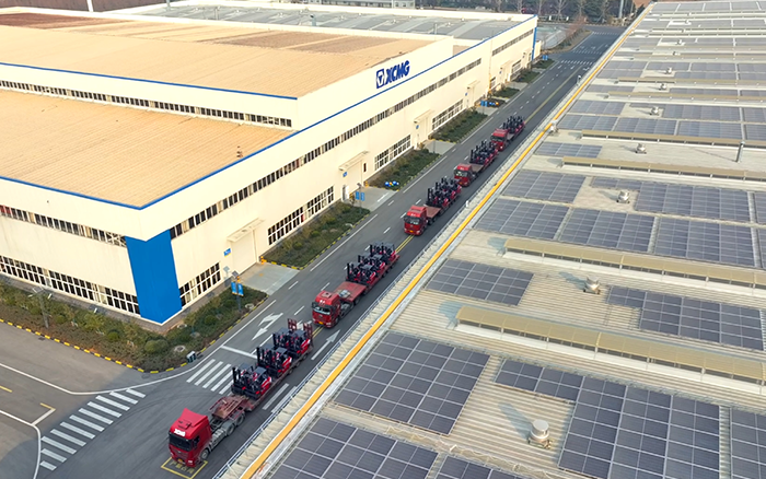 安博首页_安博anbo（中国）“鲲鹏”叉车批量交付华东