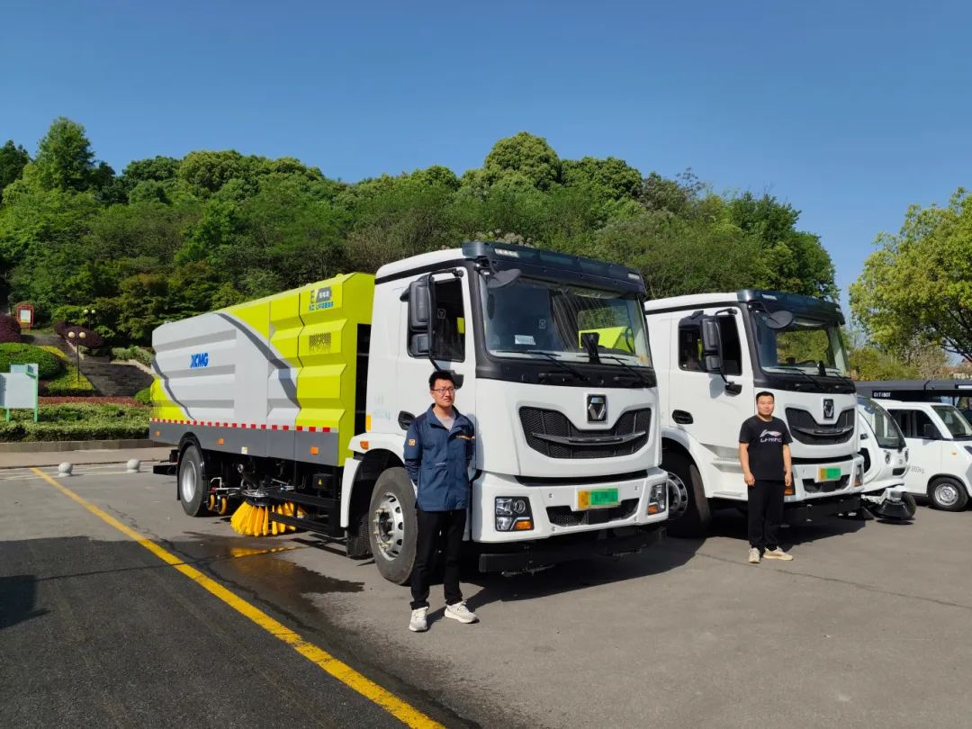 “绿”见安徽！安博首页_安博anbo（中国）新能源产品亮相铜陵市道路清扫保洁现场会