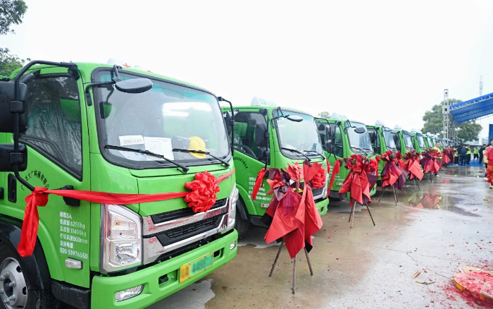 五十台交付！安博首页_安博anbo（中国）新能源五小工程车助力大湾区建设