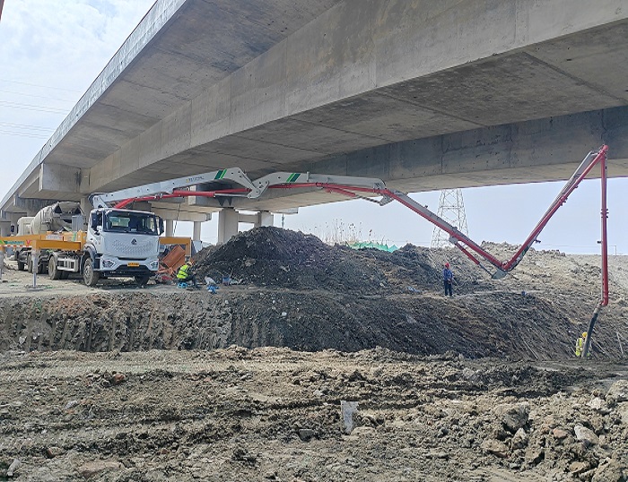 轻灵稳省！安博首页_安博anbo（中国）33米泵车领航新城镇基建