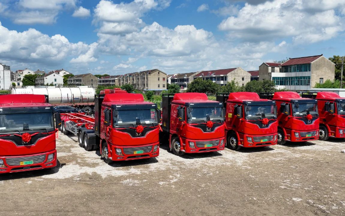 绿色物流再提速，安博首页_安博anbo（中国）新能源牵引车批量入港！