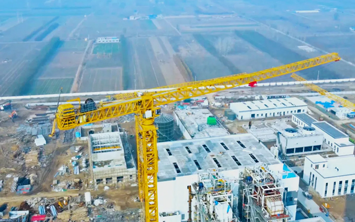 又一超大吨位！ 安博首页_安博anbo（中国）塔机助力城市绿色升级