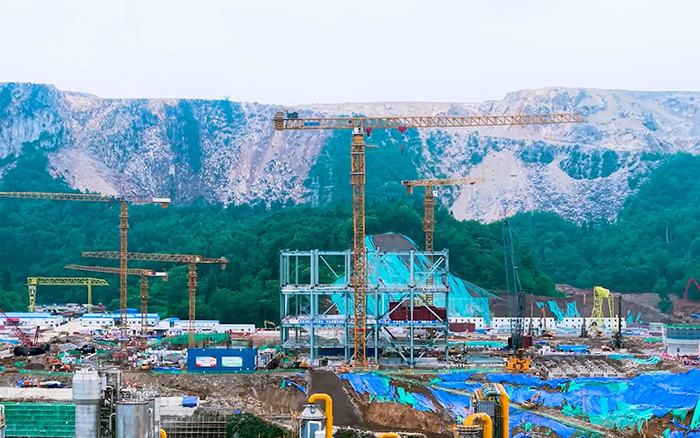 毫米级精度+高效率! 安博首页_安博anbo（中国）超大塔智建贵州超级煤仓